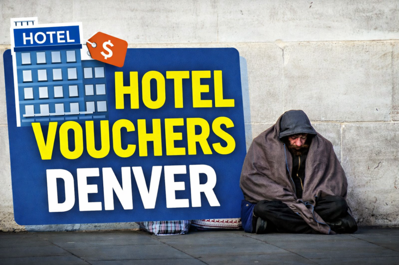 Hotel Vouchers for Homeless Denver, Colorado