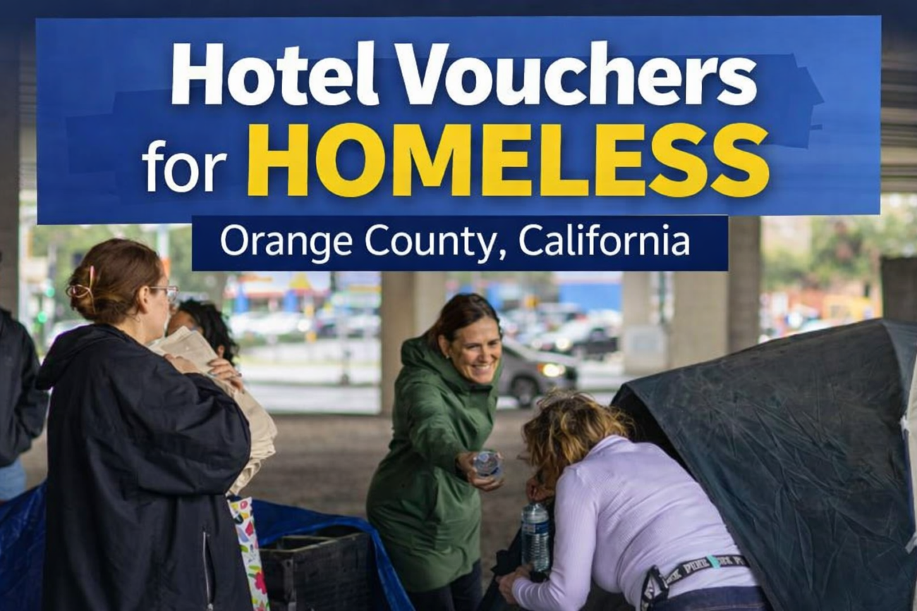Hotel Vouchers for Homeless Orange County, California