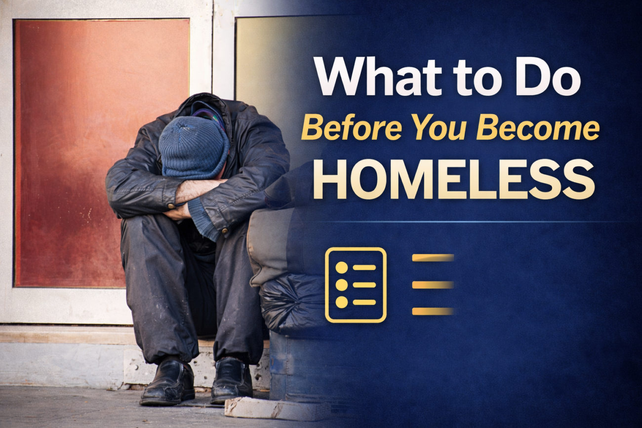 What to Do Before You Become Homeless