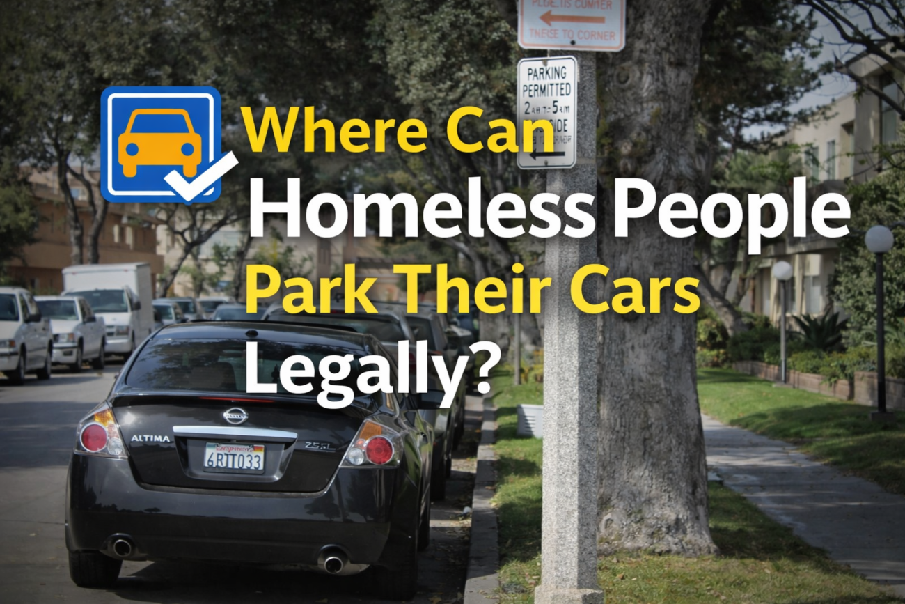 Where Can Homeless People Park Their Cars